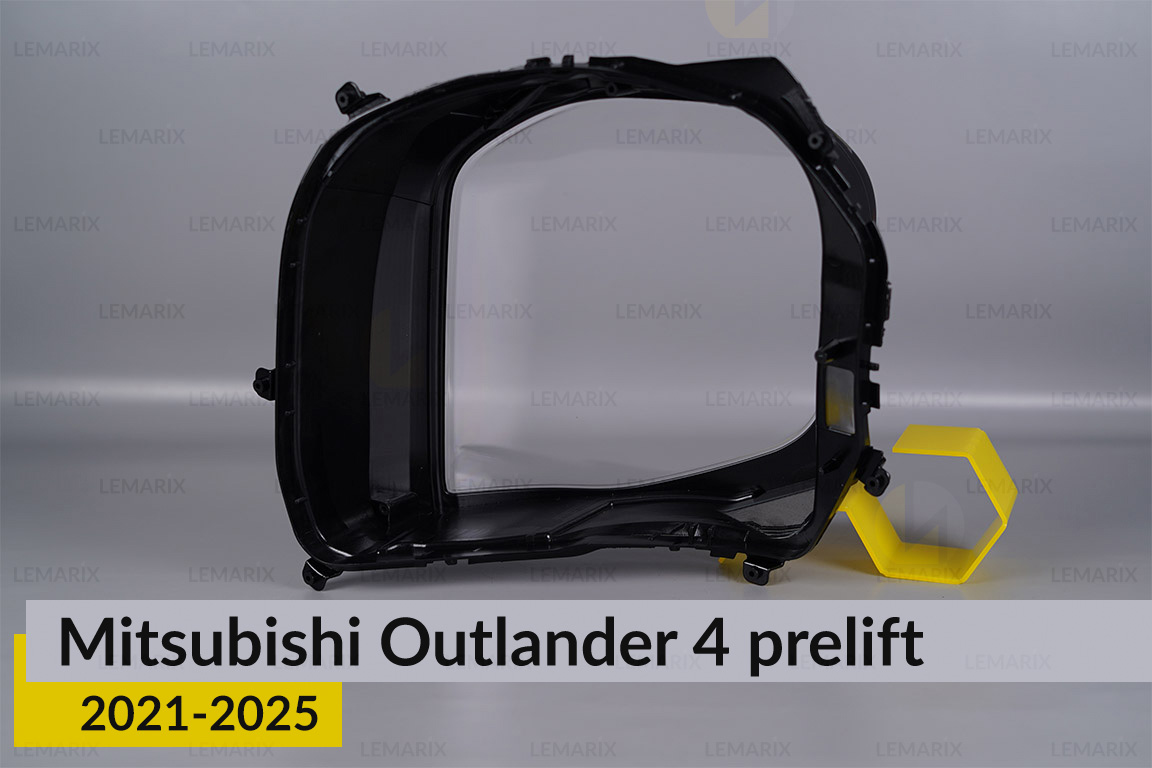 Скло фари Mitsubishi Outlander 4 (2021-2025) дорест ліве