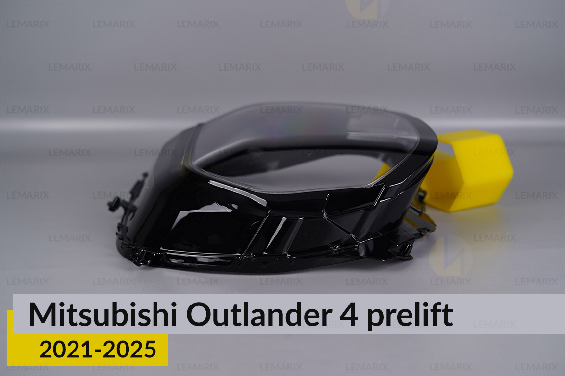 Скло фари Mitsubishi Outlander 4 (2021-2025) дорест ліве