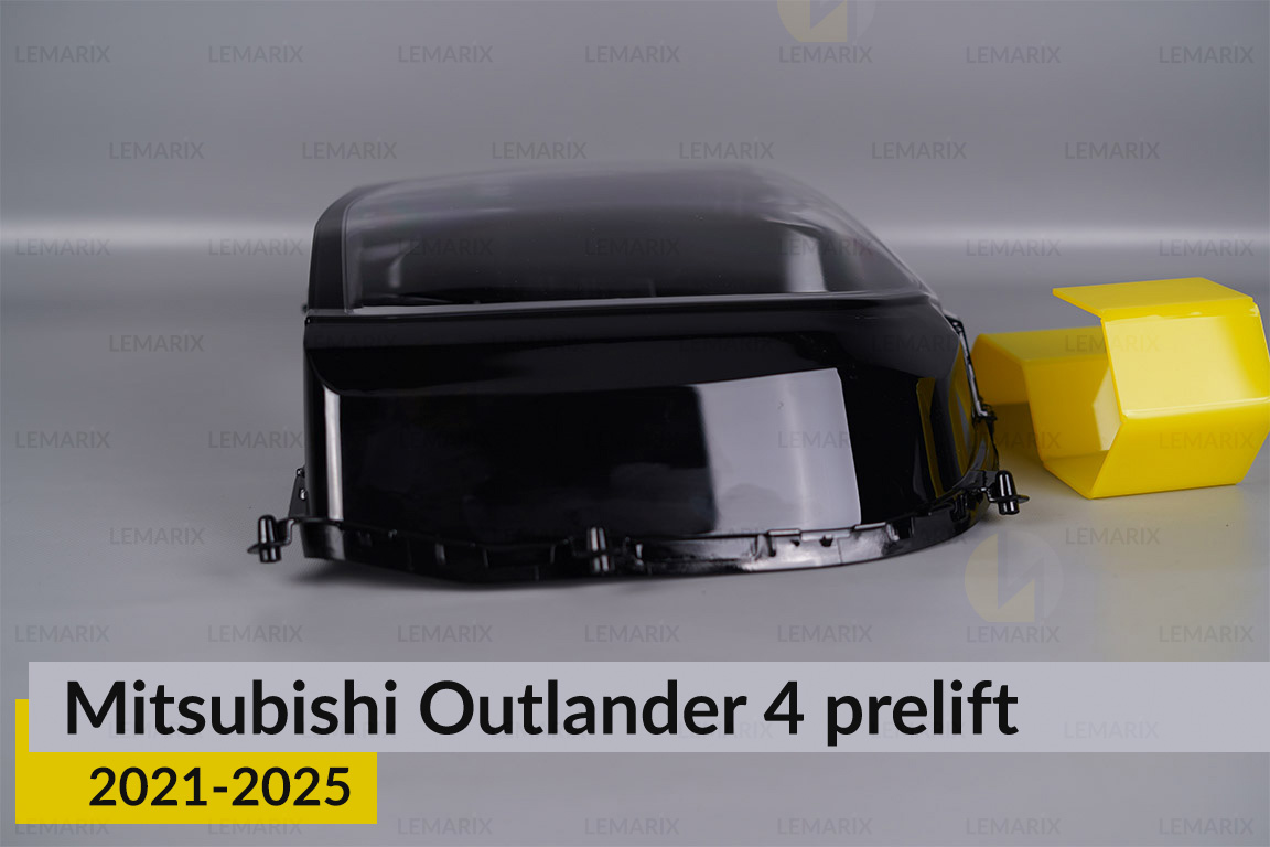 Скло фари Mitsubishi Outlander 4 (2021-2025) дорест ліве