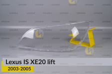 Скло фари Lexus IS XE20 (2003-2005) рест ліве