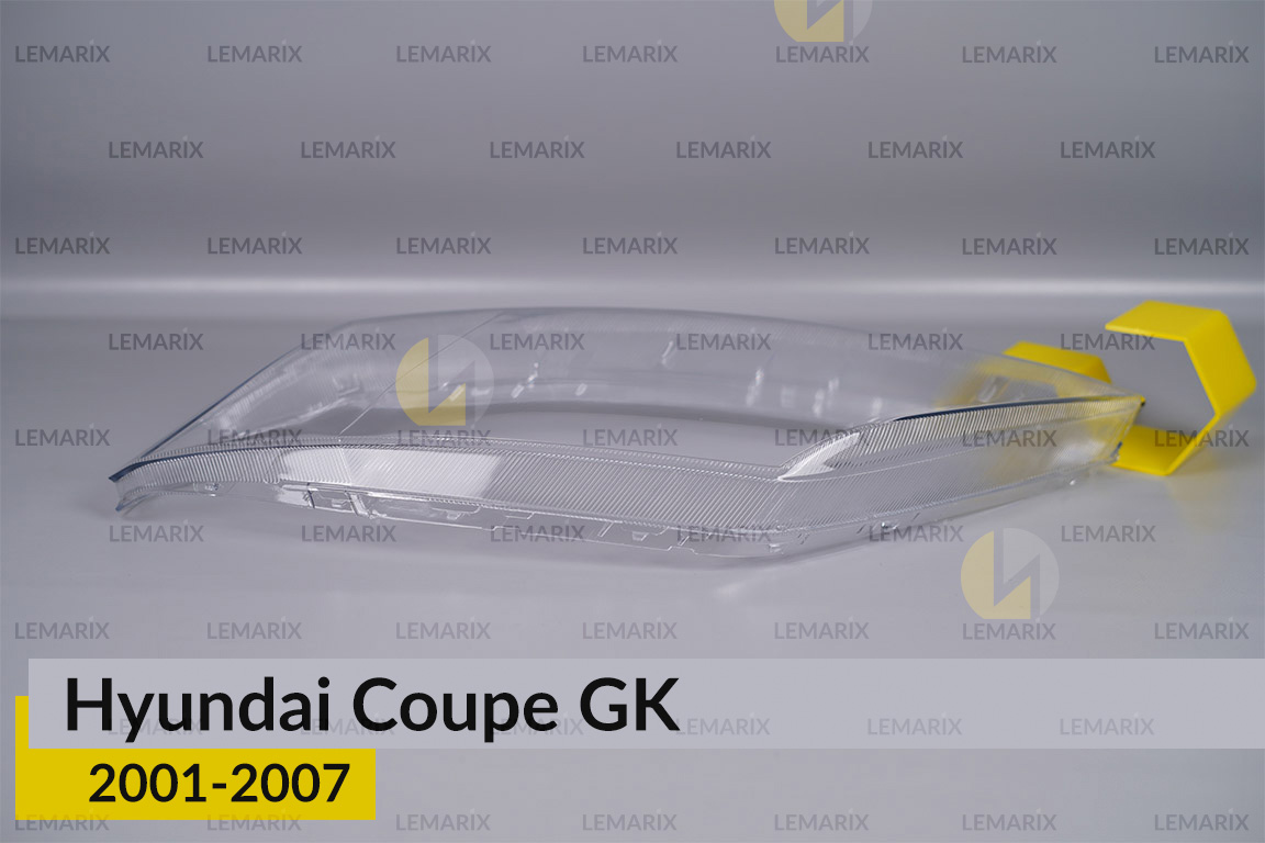 Стекло фары Hyundai Coupe GK (2001-2007) левое