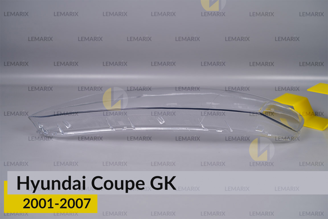 Стекло фары Hyundai Coupe GK (2001-2007) левое