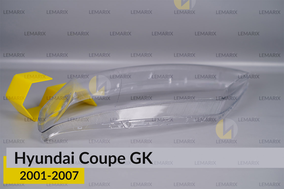 Стекло фары Hyundai Coupe GK (2001-2007) левое