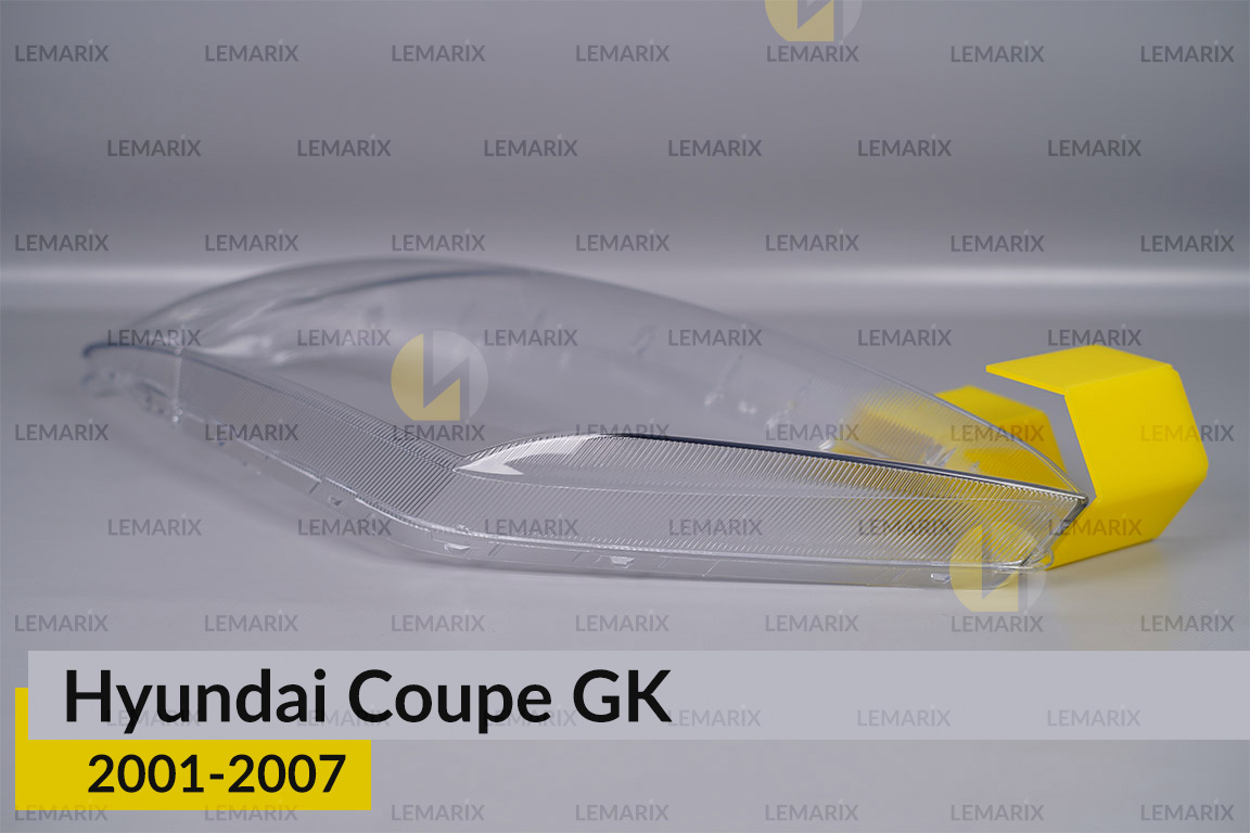 Стекло фары Hyundai Coupe GK (2001-2007) левое