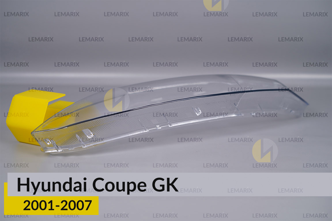 Стекло фары Hyundai Coupe GK (2001-2007) левое