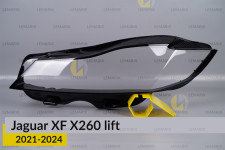 Скло фари Jaguar XF X260 (2021-2024) рест ліве