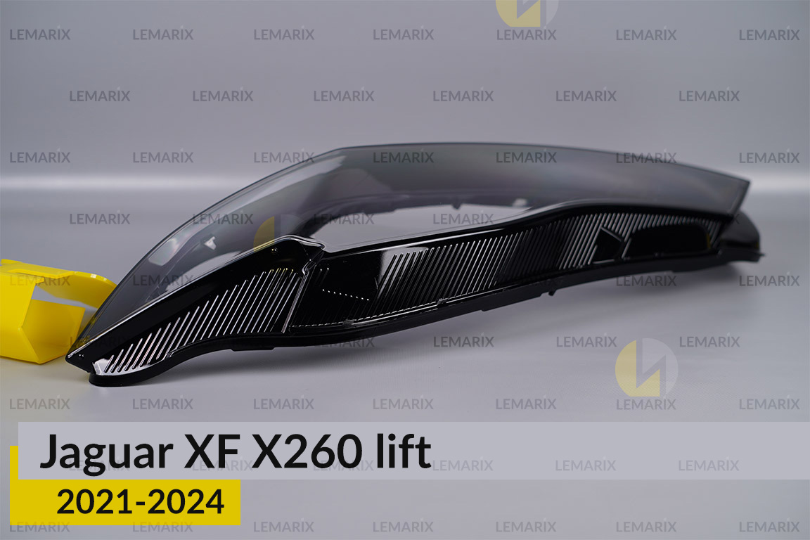 Скло фари Jaguar XF X260 (2021-2024) рест ліве