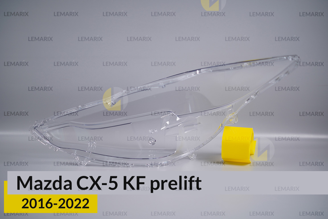 Скло фари Mazda CX-5 KF (2016-2022) дорест праве