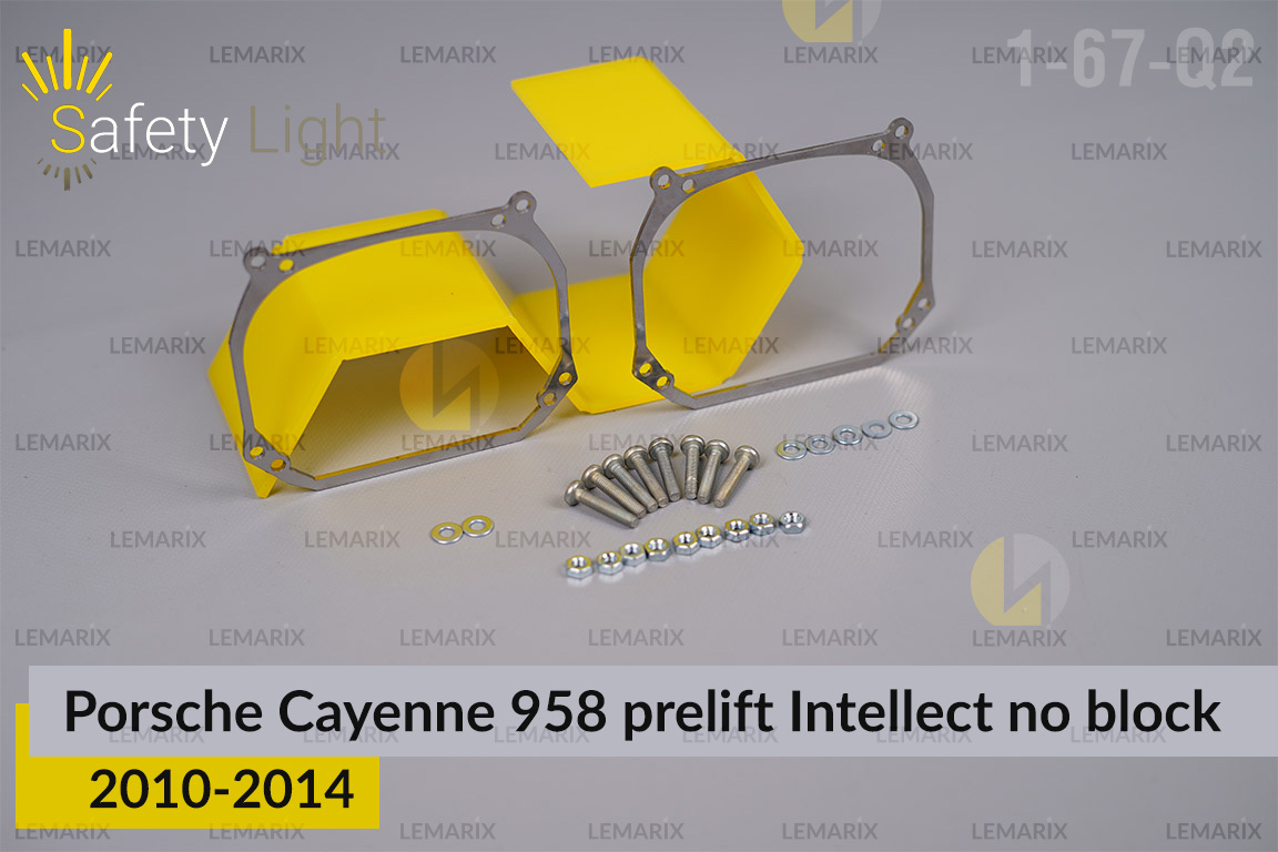 Перехідна рамка для Porsche Cayenne 958 Intellect no block (2010-2014) дорест