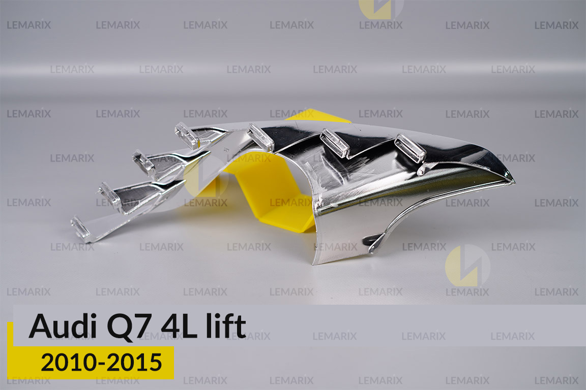 Хромована декоративна маска середня Audi Q7 4L (2010-2015) рест права