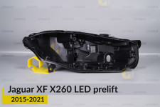 Корпус фари Jaguar XF X260 LED (2015-2021) дорест правий
