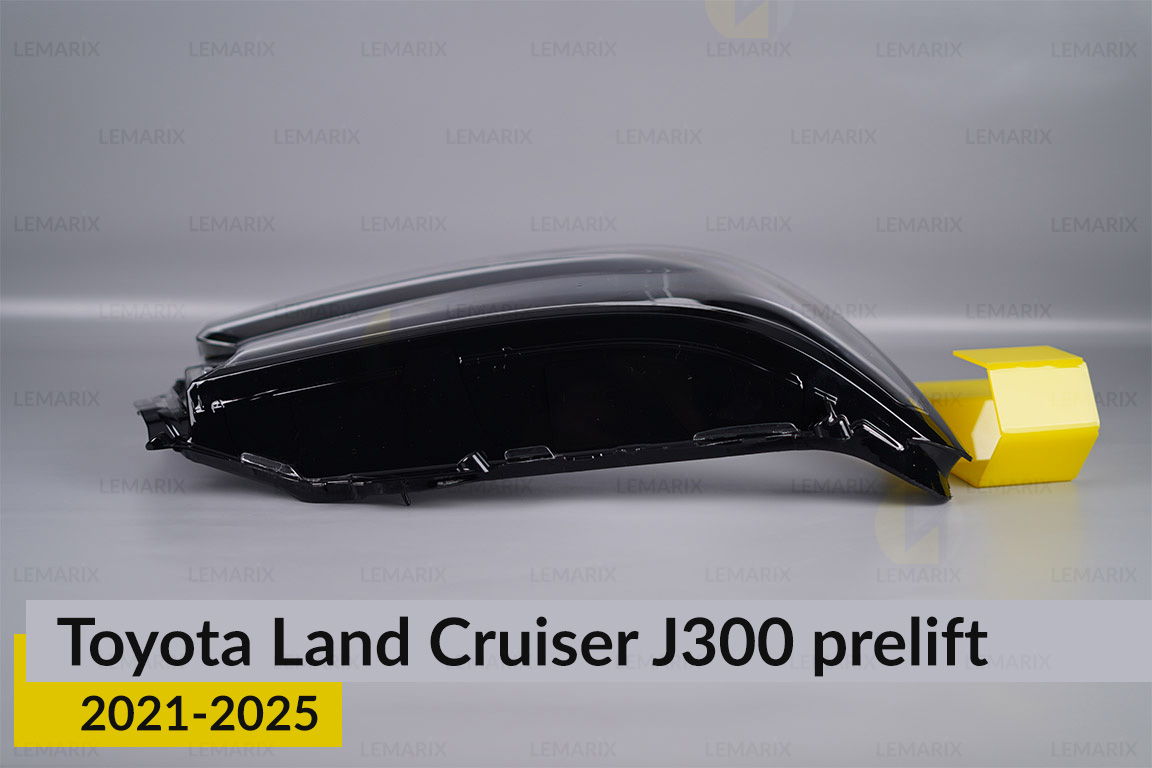 Скло фари Toyota Land Cruiser J300 (2021-2026) дорест праве
