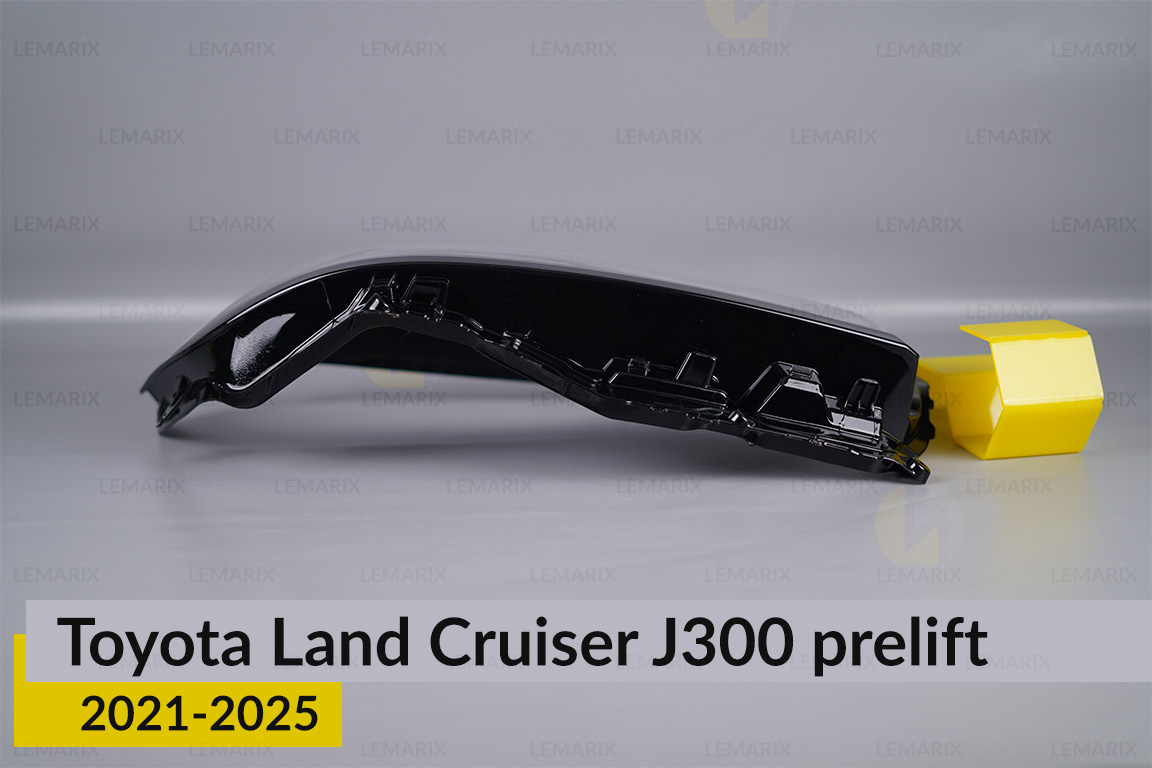 Скло фари Toyota Land Cruiser J300 (2021-2026) дорест праве