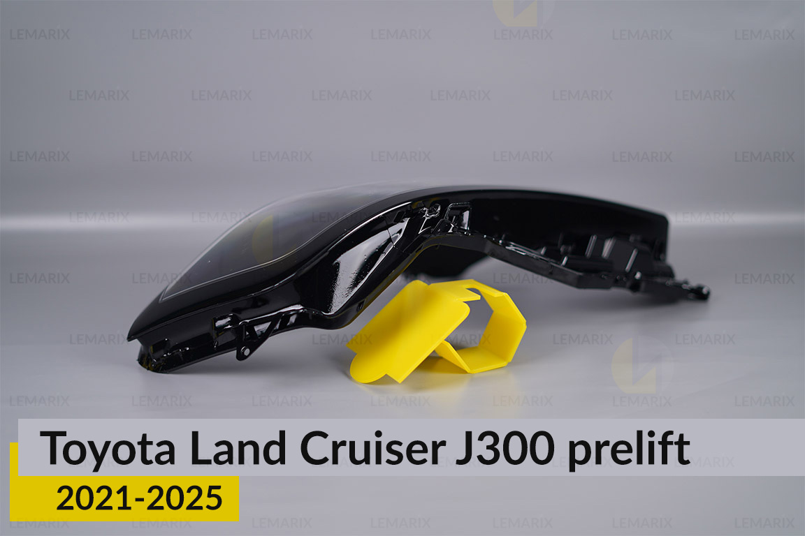 Скло фари Toyota Land Cruiser J300 (2021-2026) дорест праве