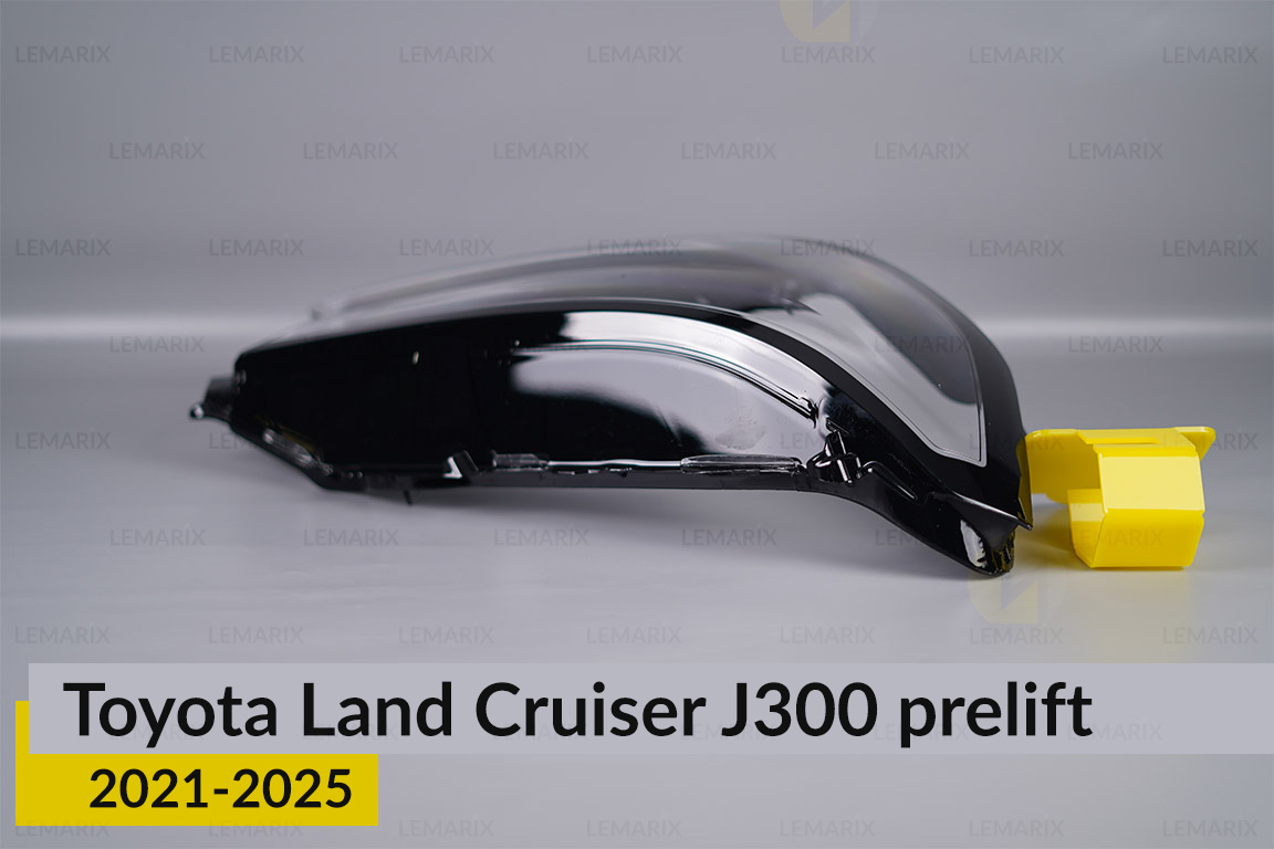 Скло фари Toyota Land Cruiser J300 (2021-2026) дорест праве