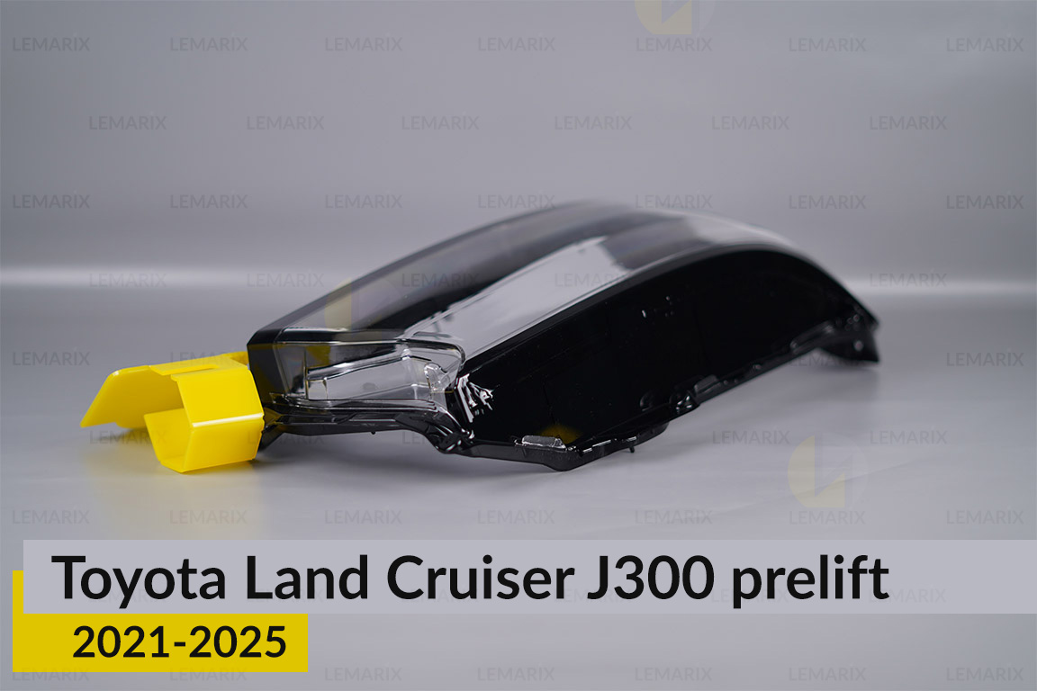Скло фари Toyota Land Cruiser J300 (2021-2026) дорест праве