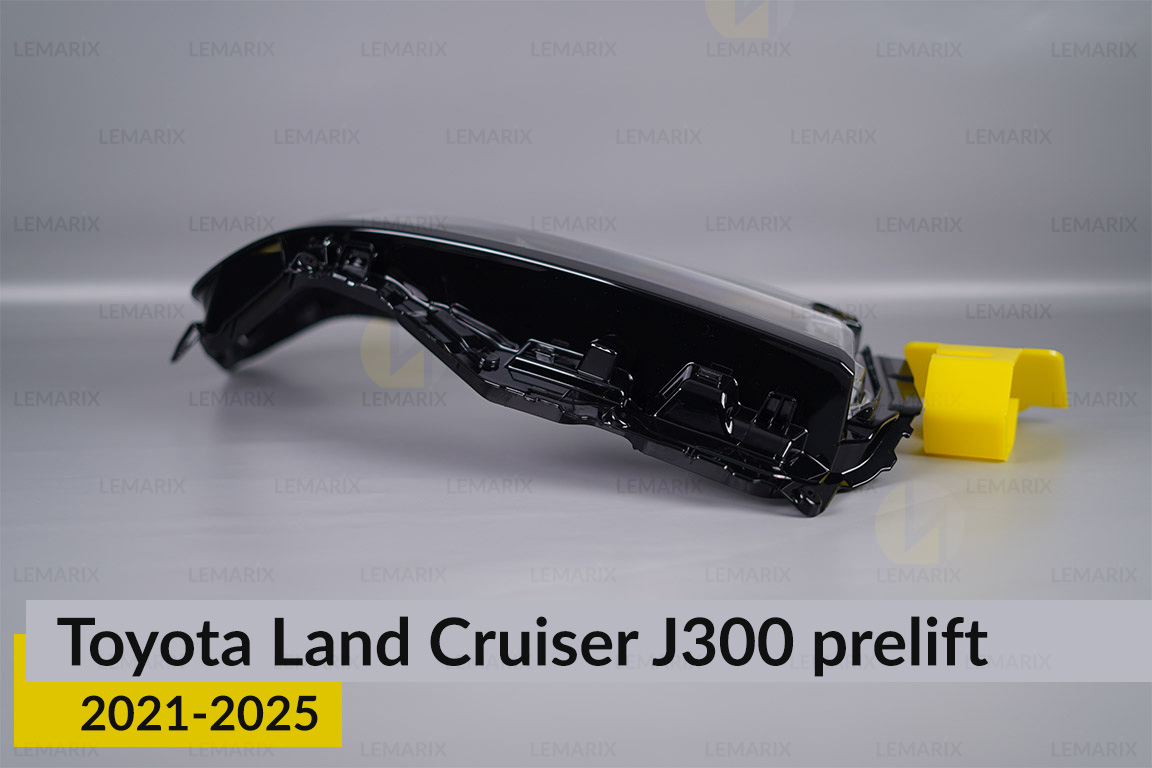 Скло фари Toyota Land Cruiser J300 (2021-2026) дорест праве
