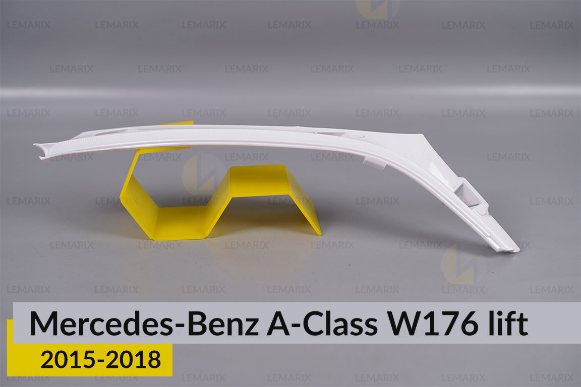Декоративна маска під світловодом Mercedes-Benz A-Class W176 (2015-2018) рест права