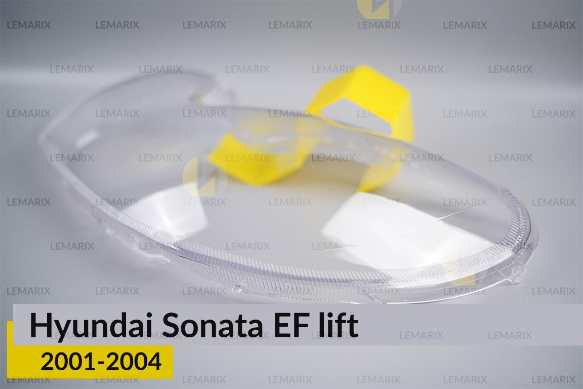 Скло фари Hyundai Sonata EF (2001-2004) рест ліве