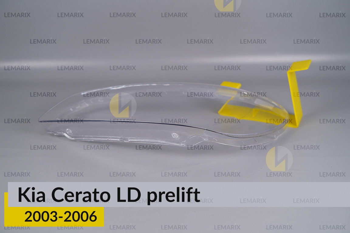 Скло фари Kia Cerato LD (2003-2006) дорест ліве