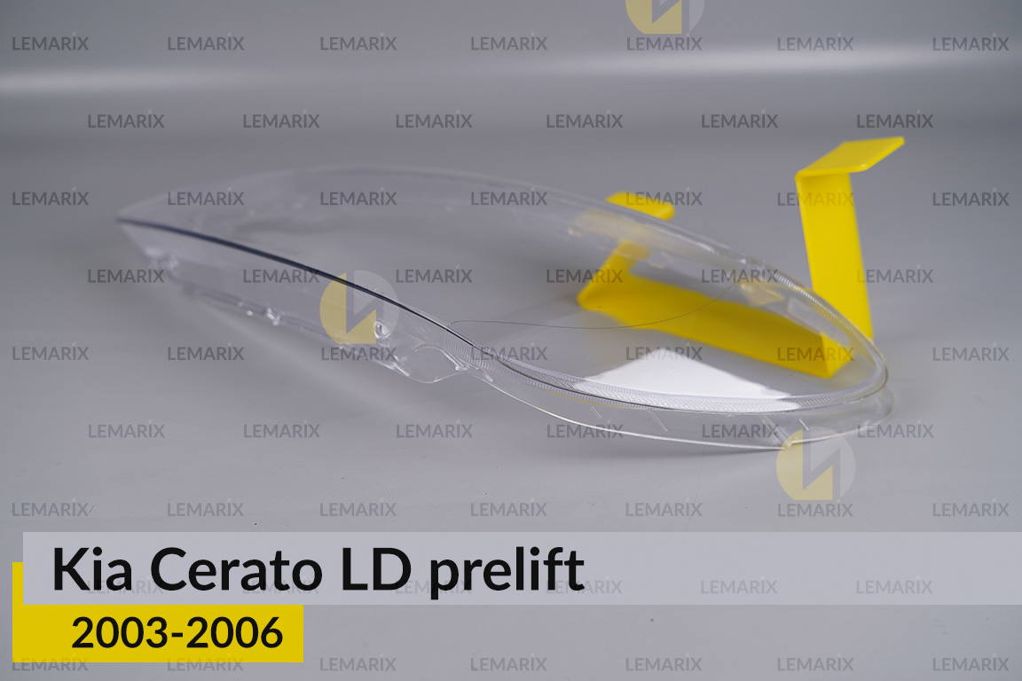 Скло фари Kia Cerato LD (2003-2006) дорест ліве
