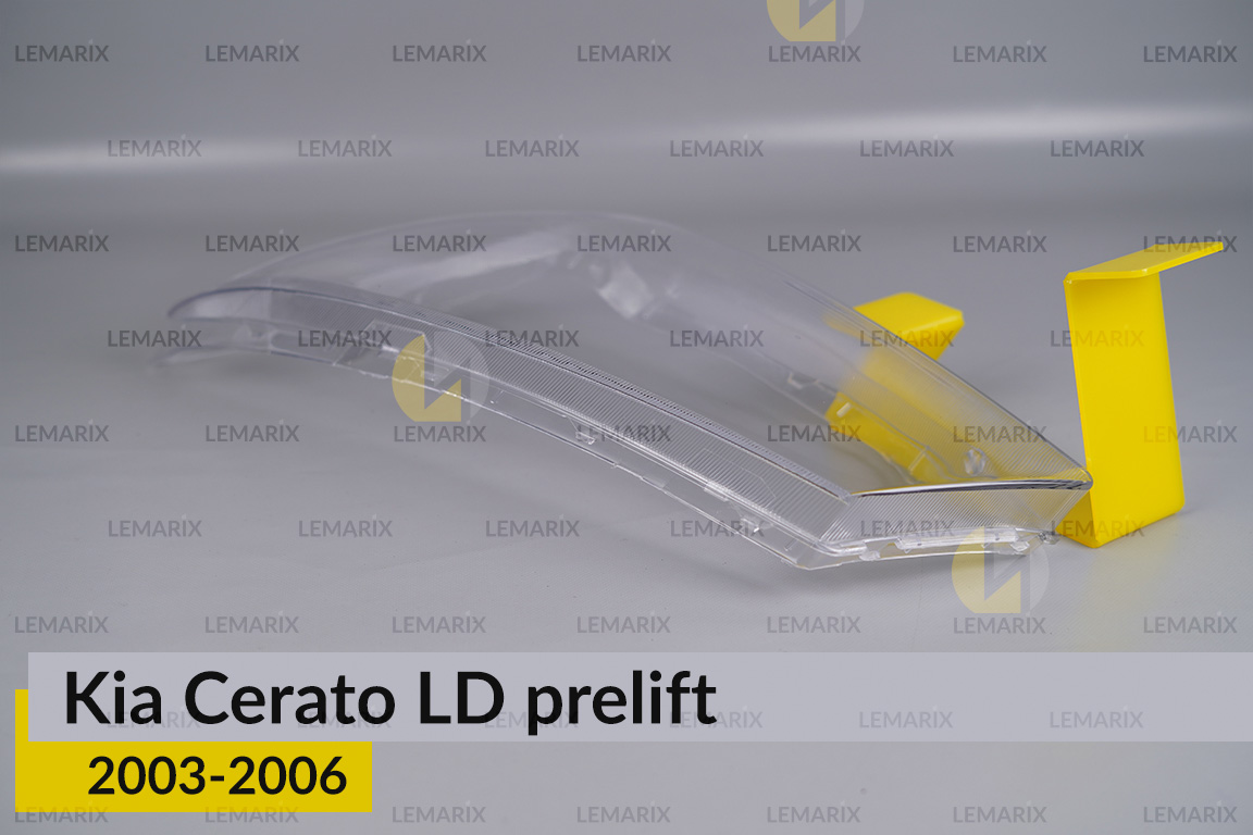 Скло фари Kia Cerato LD (2003-2006) дорест ліве