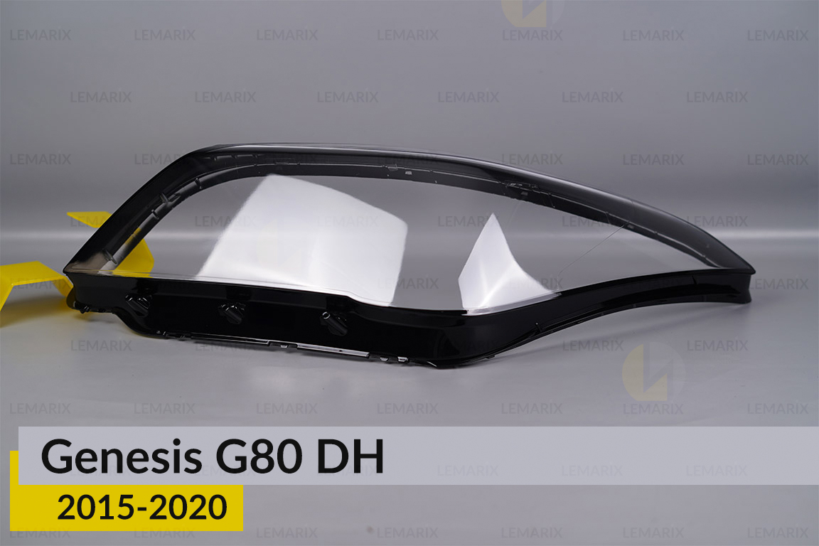 Скло фари Genesis G80 DH (2015-2020) ліве
