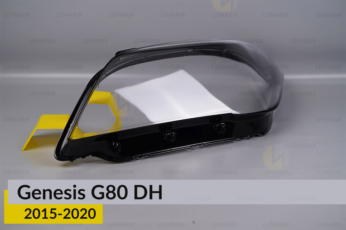 Скло фари Genesis G80 DH (2015-2020) ліве