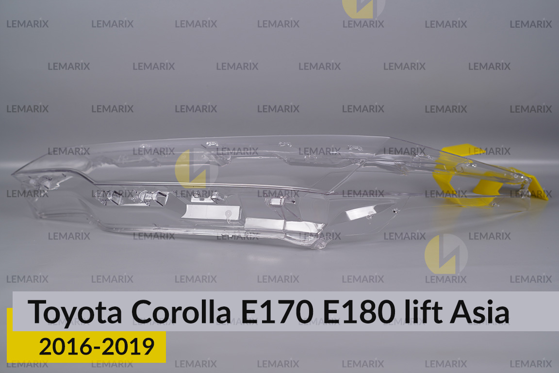 Скло фари Toyota Corolla E170 E180 Asia (2016-2019) рест ліве