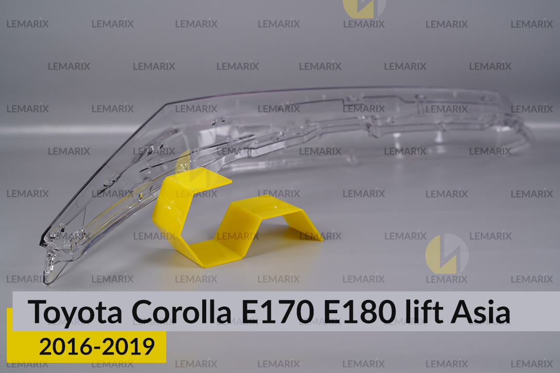 Скло фари Toyota Corolla E170 E180 Asia (2016-2019) рест ліве