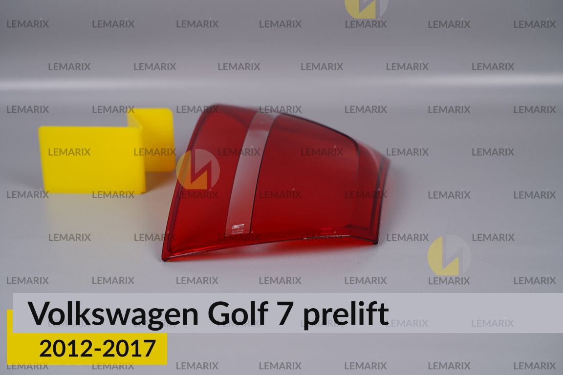 Скло заднього ліхтаря зовнішнє в крилі VW Volkswagen Golf 7 (2012-2017) дорест ліве