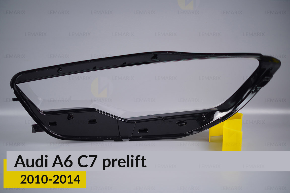 Скло фари Audi A6 C7 (2010-2014) дорест праве