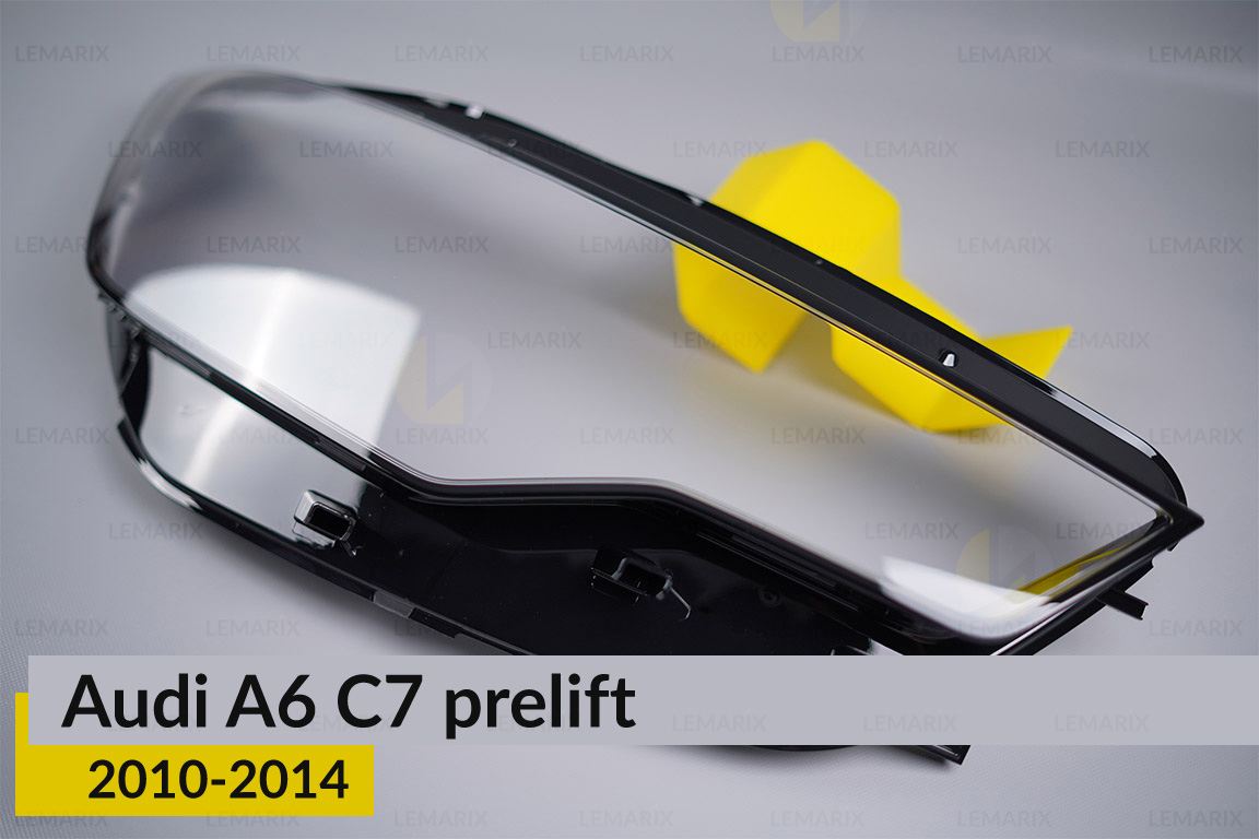 Скло фари Audi A6 C7 (2010-2014) дорест праве