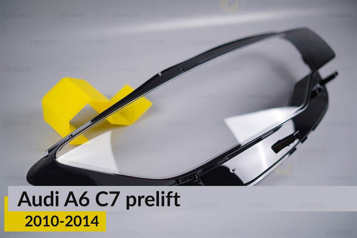 Скло фари Audi A6 C7 (2010-2014) дорест праве
