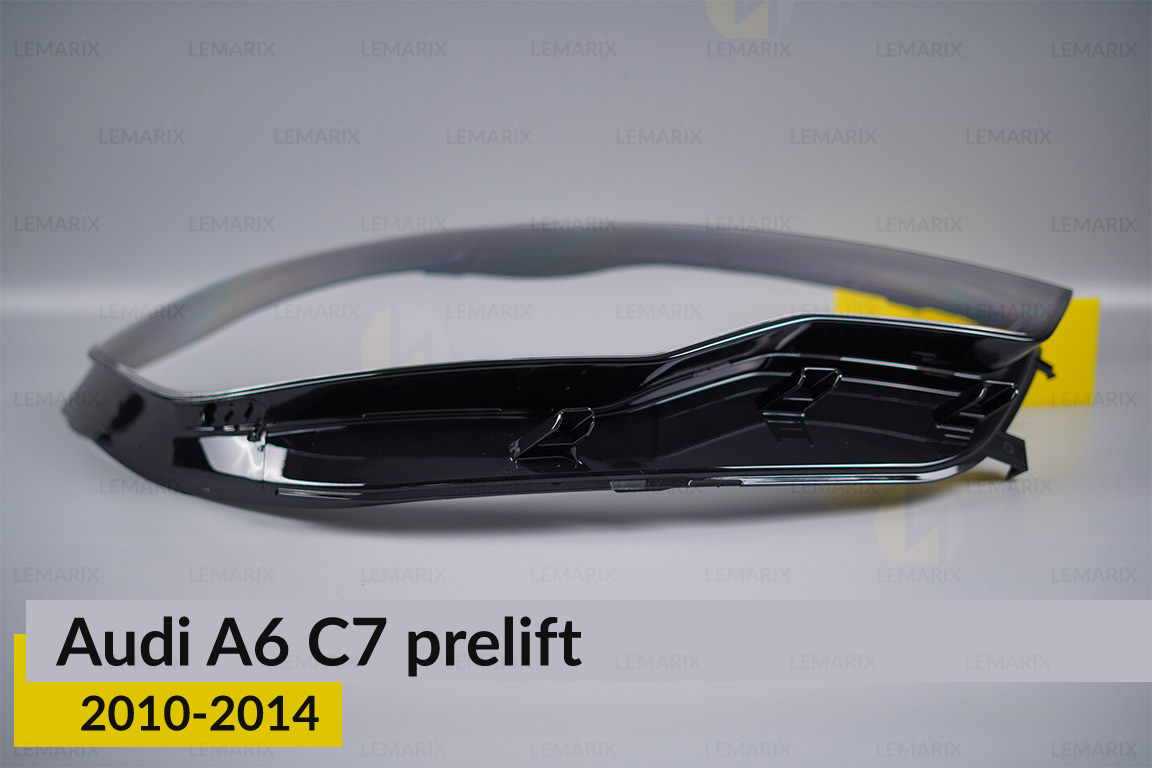 Скло фари Audi A6 C7 (2010-2014) дорест праве