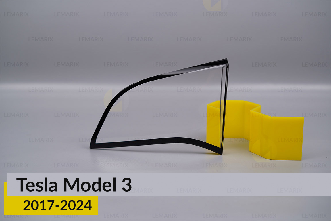 Скло заднього ліхтаря внутрішнє в кришці багажника Tesla Model 3 (2017-2024) праве