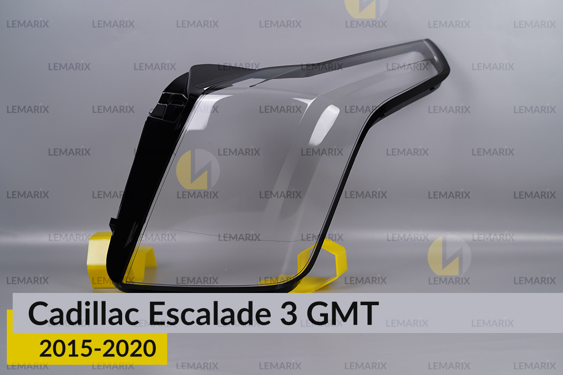 Скло фари Cadillac Escalade 3 GMT (2015-2020) ліве