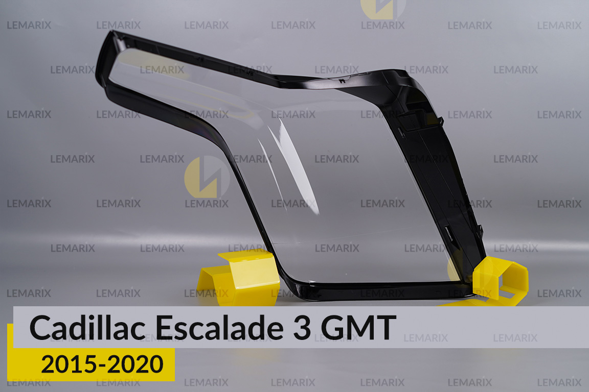 Скло фари Cadillac Escalade 3 GMT (2015-2020) ліве