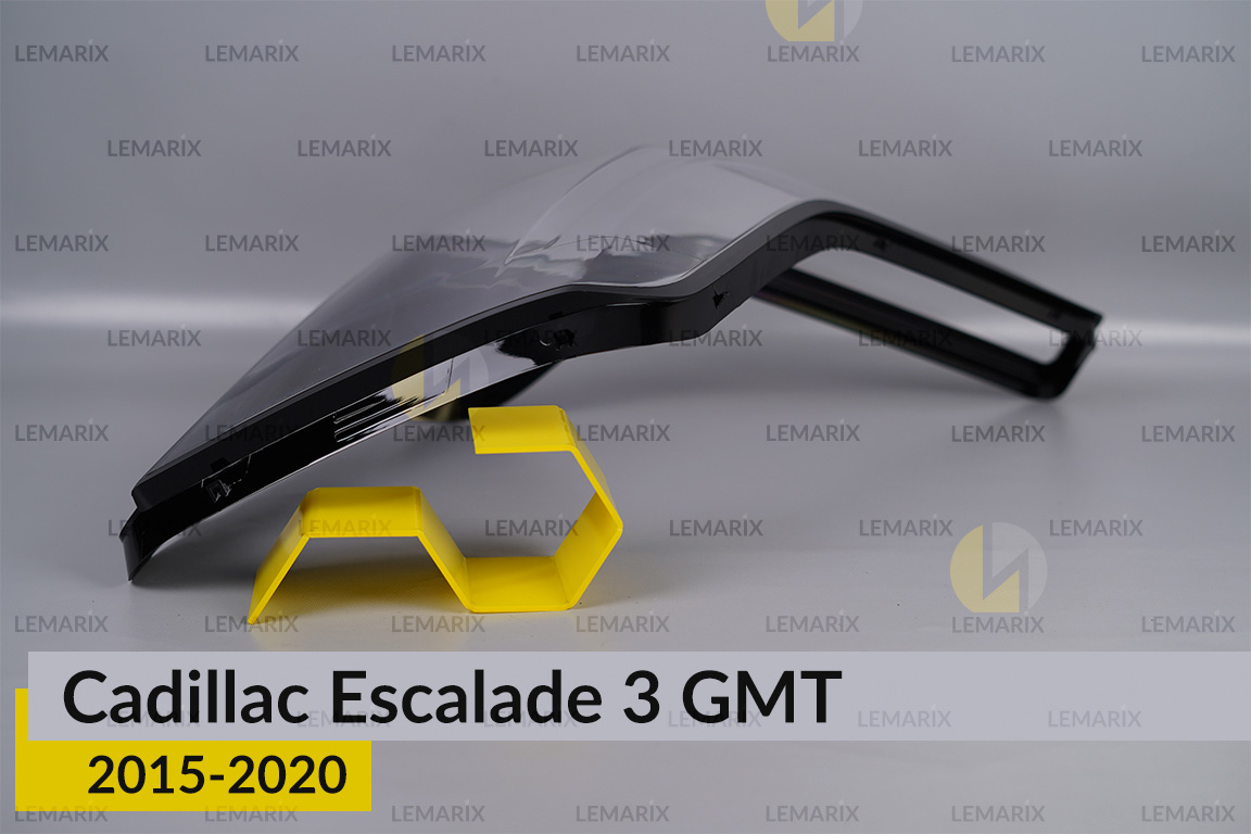 Скло фари Cadillac Escalade 3 GMT (2015-2020) ліве