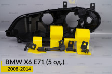 Ремкомплект крепления корпуса фар BMW X6 E71 (2008-2014) левый – 5 ед.