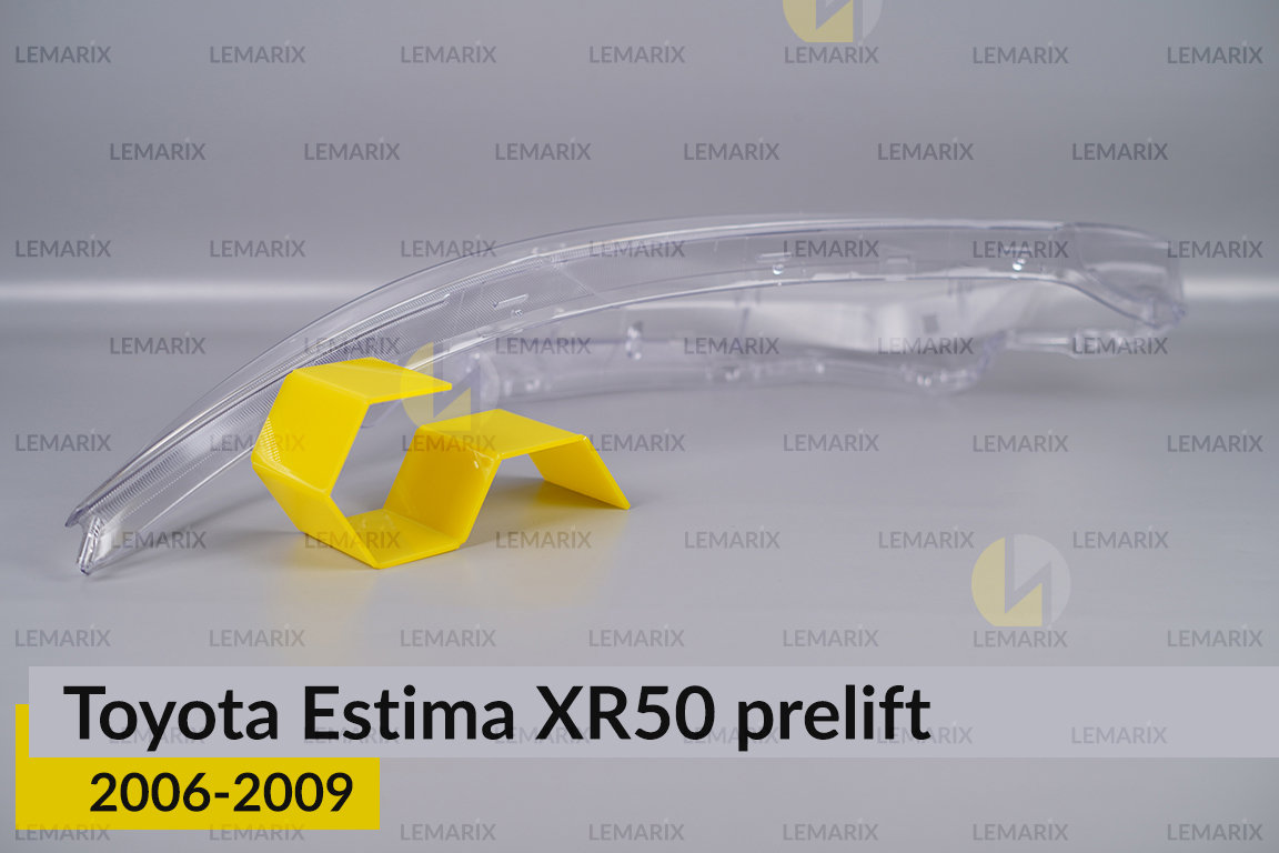 Скло фари Toyota Estima XR50 (2006-2009) дорест ліве