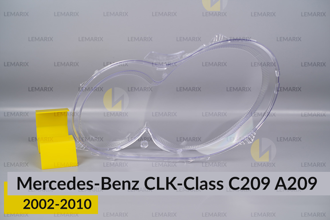 Скло фари Mercedes-Benz CLK-Class C209 A209 (2002-2010) праве