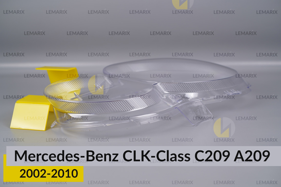 Скло фари Mercedes-Benz CLK-Class C209 A209 (2002-2010) праве