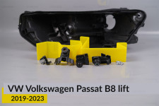 Ремкомплект крепления корпуса фар VW Volkswagen Passat B8 (2019-2023) рест левый – 4 ед.