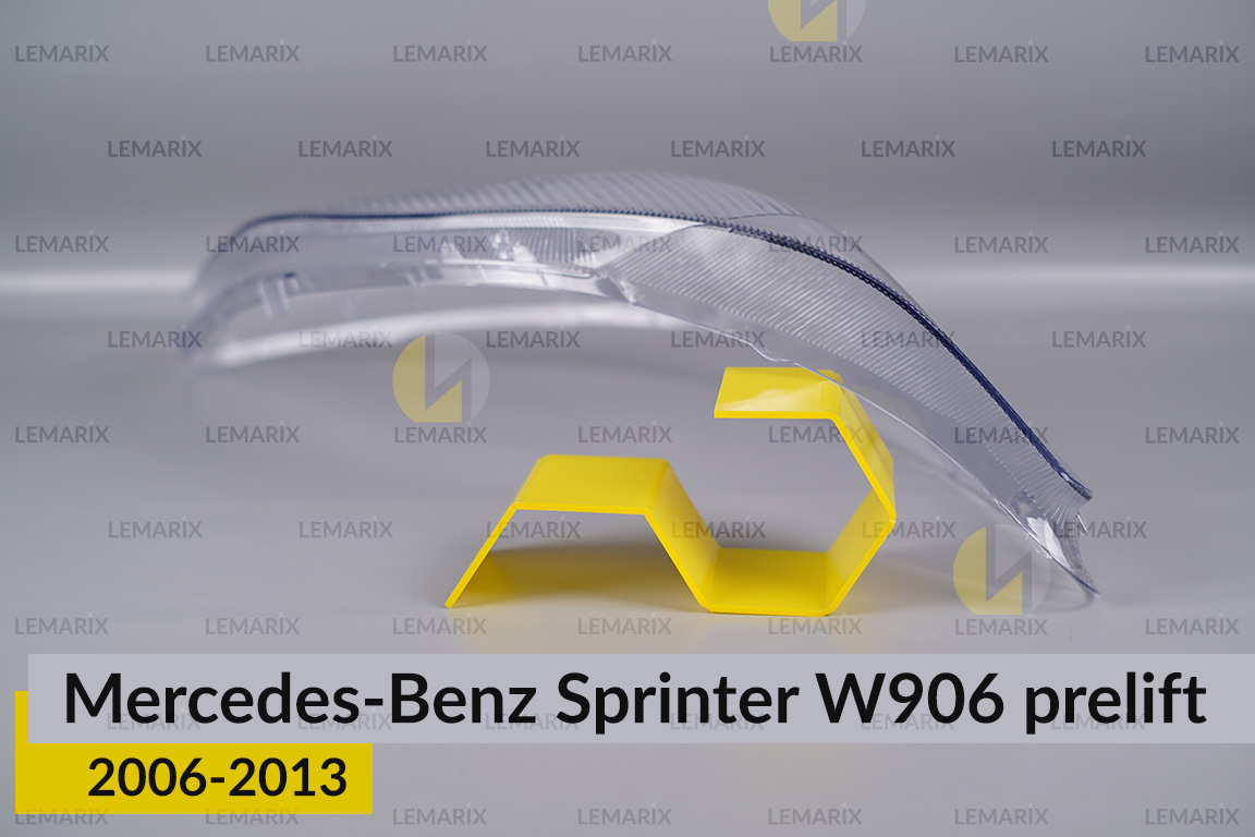 Скло фари Mercedes-Benz Sprinter W906 (2006-2013) дорест праве
