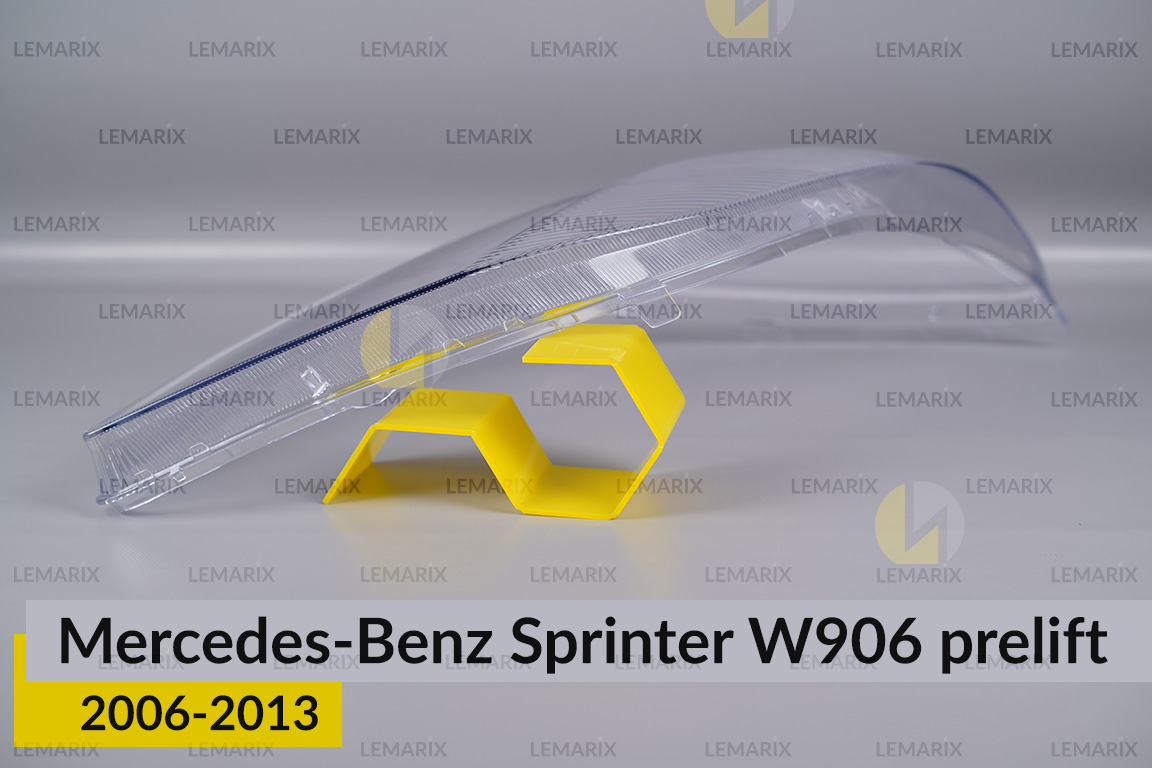 Скло фари Mercedes-Benz Sprinter W906 (2006-2013) дорест праве