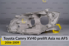 Корпус фари Toyota Camry XV40 no AFS (2006-2009) дорест лівий
