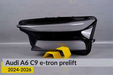 Скло фари Audi A6 C9 e‑tron (2024-2026) дорест ліве