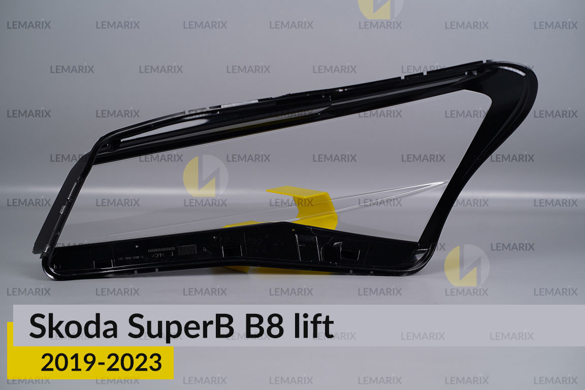 Скло фари Skoda SuperB B8 China (2019-2023) рест праве