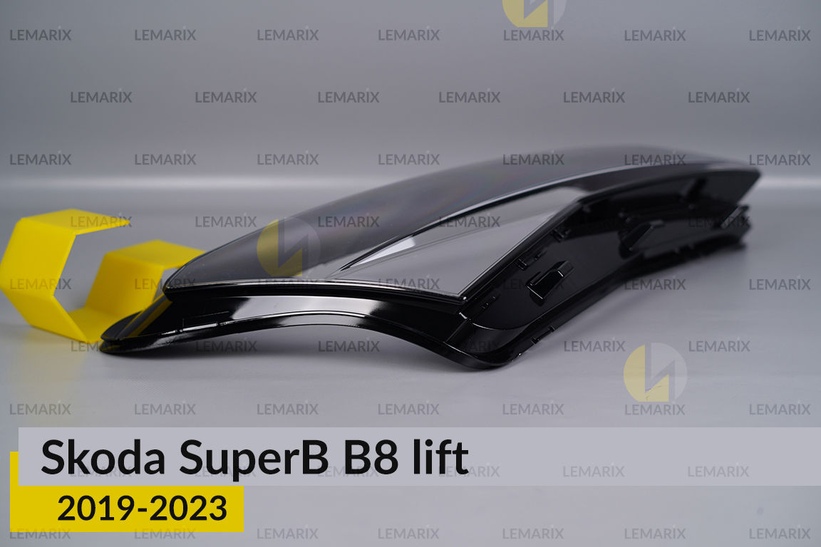 Скло фари Skoda SuperB B8 China (2019-2023) рест праве